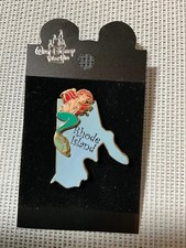 HTF OLD Disney Pin on Pin Rhode Island State Character Ariel The Little Mermaid