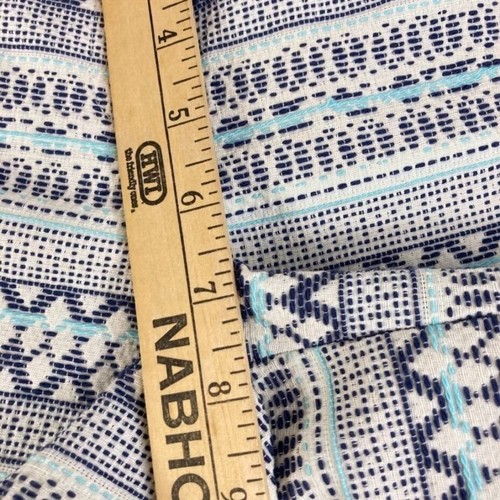 The Limited Womens Easy Short Shorts Size 4 Blue White Tapestry 5" Inseam New - Picture 9 of 9