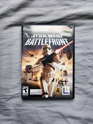Star Wars Battlefront (Sony PlayStation 2, 2004) CIB Complete w/ Manual TESTED 