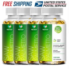 Saw Palmetto Capsules 1000mg -Premium Prostate Health Support Supplement for Men