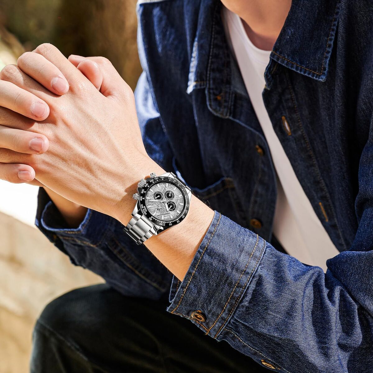 Wm Welly Merck Watch Automatic Chronograph Waterproof Analog Wm Welly Merck Watch Automatic Chronograph Waterproof Analog
