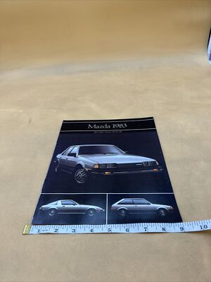 1983 MAZDA RX-7 GLC TRUCKS 626 SALES BROCHURE CATALOG GUIDE BOOK