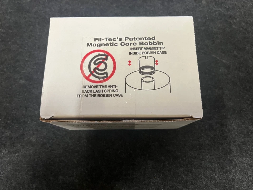 Fil-Tec Black Embroidery Bobbins JUMBO M-Size: Tajima, Barudan, Brother, Happy - Image 3 of 3