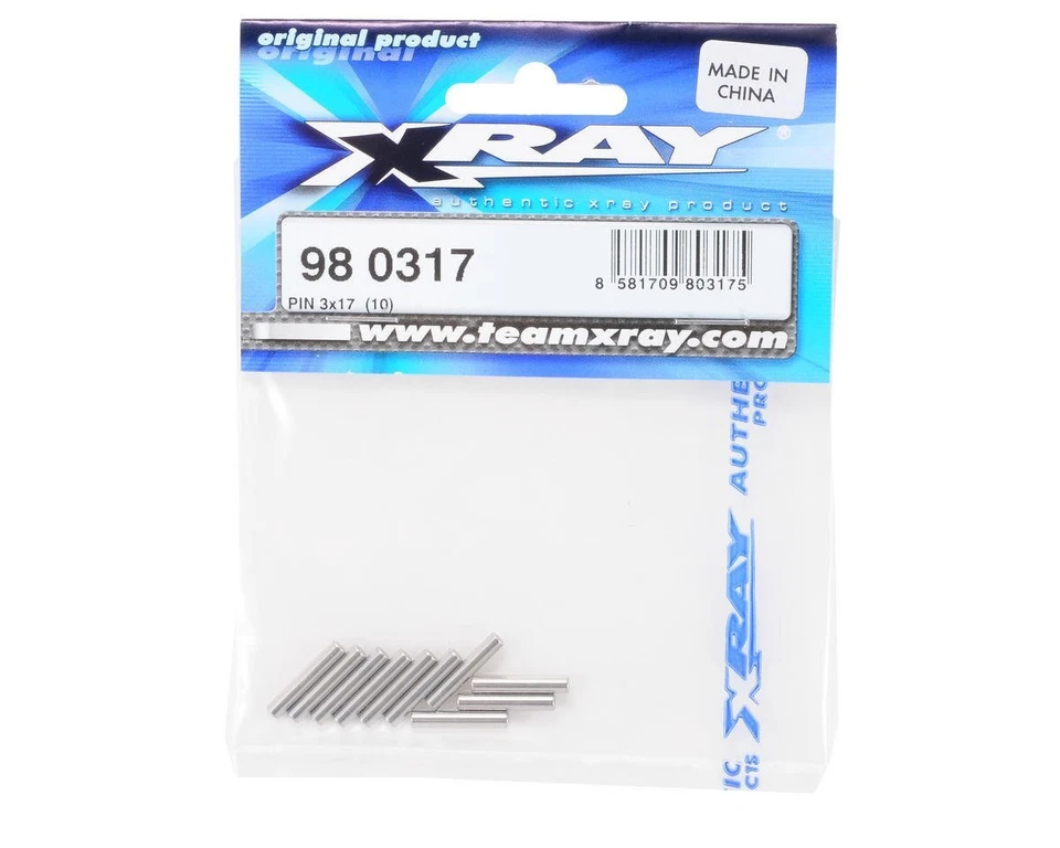 XRAY Stift 3x17 XRA980317 GTX8 2023, GTXE 2023, XB8 2023, XB8 2025, XB8E 2023, . - Bild 2 von 2