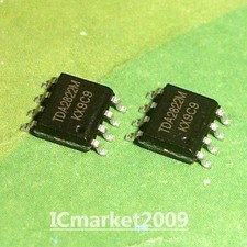 10 PCS TDA2822M SOP-8 TDA2822 SMD Dual Power Amplifier Chip IC
