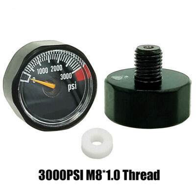 #ad Pressure Gauge 3000 psi M8*1.0 Micro Mini Manometer for Paintball PCP HPA Tank $7.17