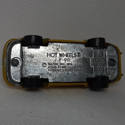 Hot Wheels Redline Porsche P-911 1974 Yellow Made In Hong Kong | eBay