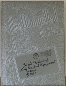 Orange-Peel-1944-Yearbook-Annual-Lutcher-Stark-High-School-Orange-Texas-ORIGINAL