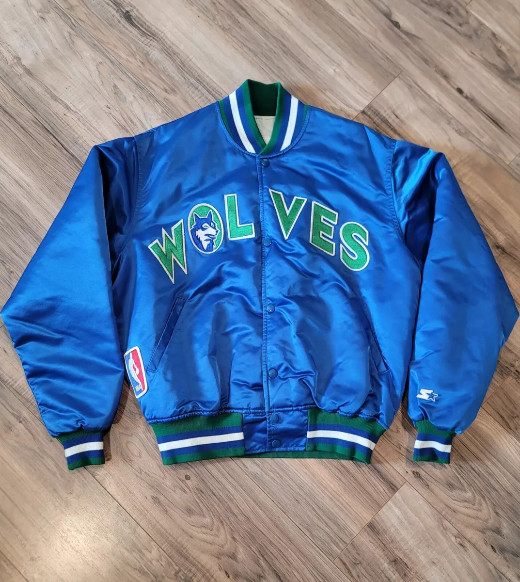 Vintage timberwolves deals jacket