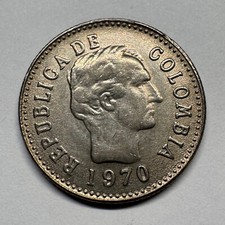 1970 Colombia 10 Centavos - Beautiful Coin - #B-079