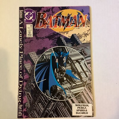 Batman #440 1989 DC Comics A LONELY PLACE OF DYING VF NM