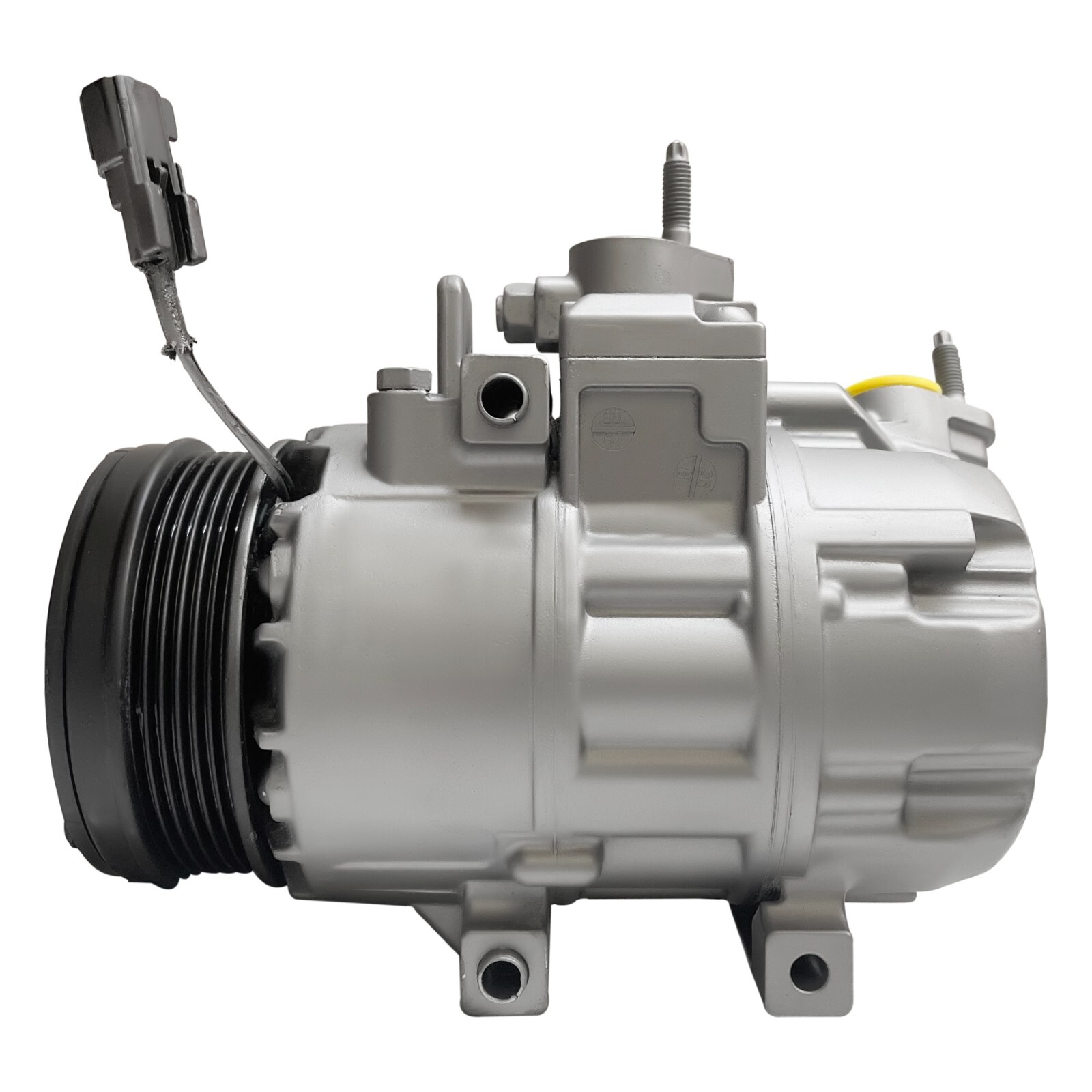 Remanufactured AC Compressor – Fits 2017-2019 Ford F-250 Super Duty 6.2L, Silver Finish
