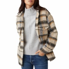 Fifteen Twenty Plaid Shirt Jacket In Plaid - Size L