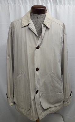 J Crew Barn Jacket Field Jacket Coat Collar Plaid Lined Cream Tan
