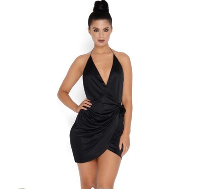 oh polly black dress