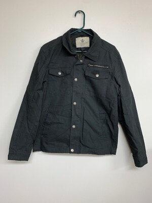 wenven men's casual cotton military jacket