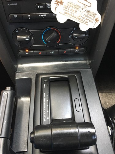 05 Thru 09 Ford Mustang Auto Shifter Trim Blind Cover For Sale Online Ebay