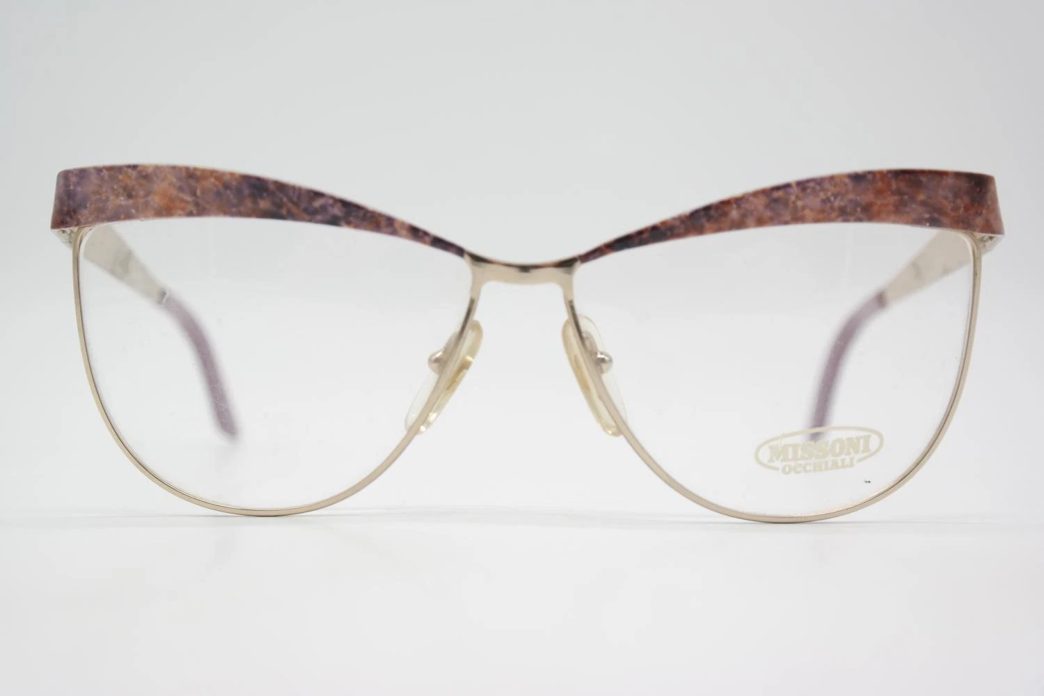 Vintage Glasses MISSONI 303 Multicolored G Oval Eyeglass Frame
