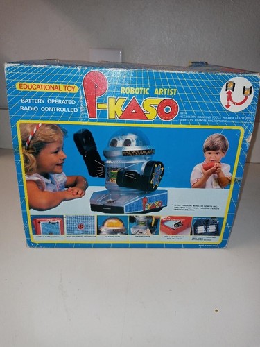 VINTAGE PLASTIC ROBOT PIKASO EDUCATIONAL TOY - Picture 4 of 7