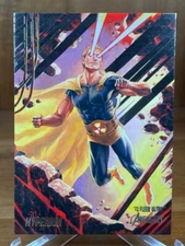 2022 Marvel Fleer Ultra Avengers Hyperion Silver Foil #32 ARTIST RAY LAGO