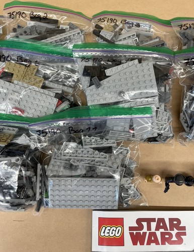 LEGO Star Wars 75190 First Order Star Destroyer 7 Minifigures 1416 Pieces No Box - Picture 8 of 10