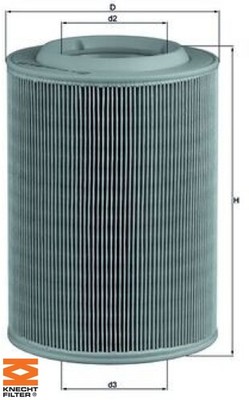 KNECHT LX314 Luftfilter Luftfiltereinsatz für VW 