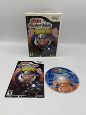 Naruto Clash of Ninja Revolution Nintendo Wii Complete CIB Manual Clean Disc