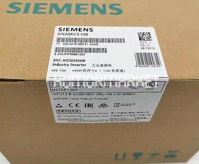 ONE NEW Siemens inverter 6SL3210-5BE21-1UV0 6SL3 210-5BE21-1UV0