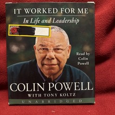 It Worked for Me : In Life and Leadership by Colin Powell (2012, Compact Disc)
