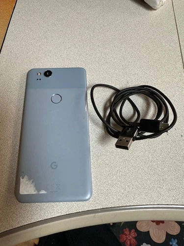 Google Pixel 2 64 GB de almacenamiento color azul red Verizon bloqueada Foto 2 de 2
