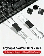 Non-Slip 2-In-1 Quick-Action Smooth-Edged Multifunctional Keycap  Switch Puller