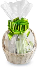 Cellophane Bags,18X30 Inch 20 Pieces Cellophane Wrap for Gift Baskets, Clear Bas