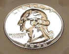 1956  Choice Proof Quarter 90% SILVER  Blazing Mirrored Surfaces #122 ~ 47