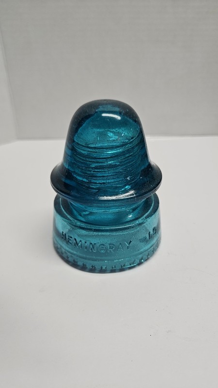 vintage Hemingray glass insulator,
