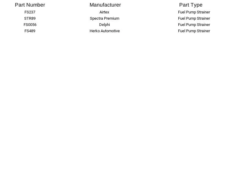 Filtro de bomba de combustible Delphi FS0056 para Hyundai Excel Scoupe 1994 Foto 2 de 3
