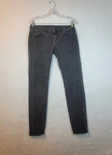 Vigoss Black Low Rise Skinny Jeans Women's  28" W 29" L The Jagger Skinny 