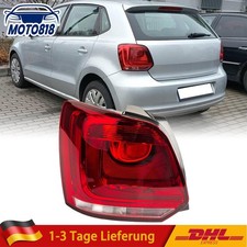 Rücklicht Heckleuchte links rot glasklar Für VW polo 6R 2009-2014 Rückleuchte