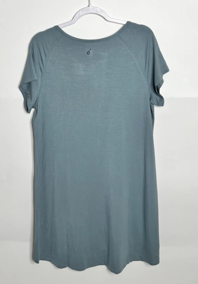 Dagsmejan Night Dress Large Nattwell Balance Teal Nightgown Sleepshirt NWT - Image 3 of 4