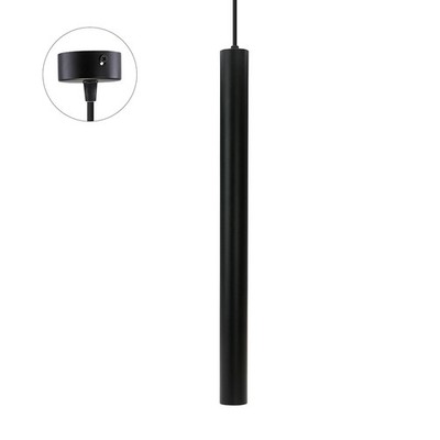 Pendelleuchte Deckenlampe Chloe Slim dünn Schwarz max. 25W GU10 MR11 verstellbar