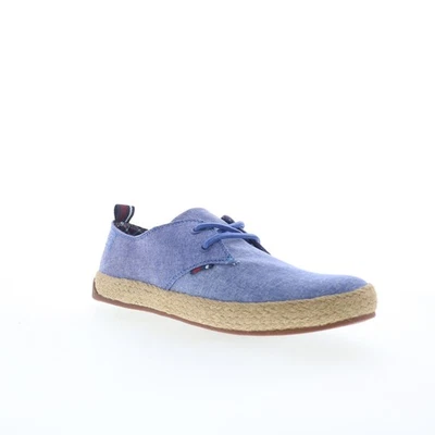 Ben Sherman New Jenson Lace Up pour hommes en toile bleu 40.5 - Photo 1/4