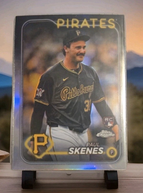 2024 Topps Chrome Update Paul Skenes #USC88 Image Variation Refractor SP Pirates