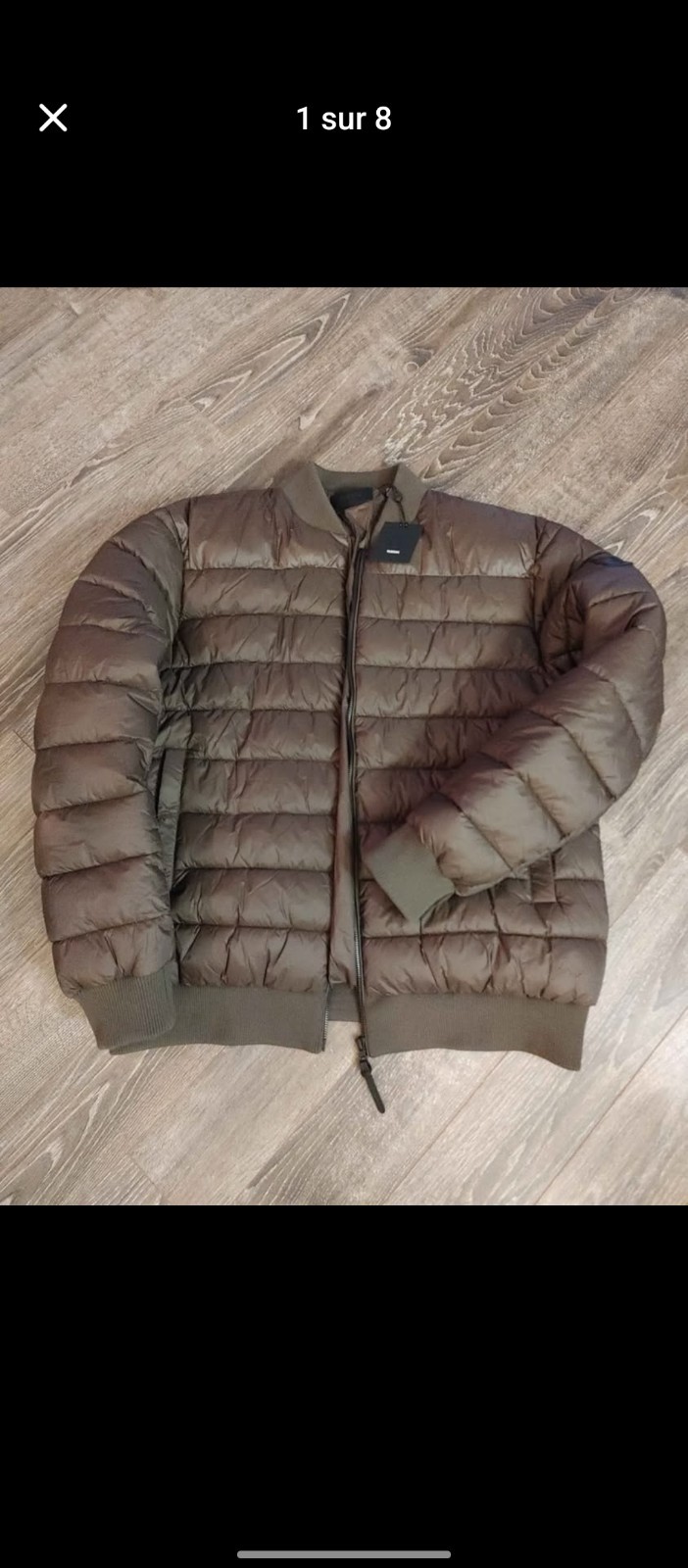 Rare Edition Rudsak Expresso Color Jacket Coat size L Top Quality Bomber