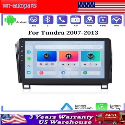 10in Android 13 Car Stereo GPS Navigation 4+64G Compatible for Tundra 2007-2013