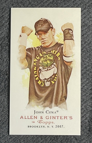 John Cena #1 2007 Topps Heritage III WWE Allen & Ginter Superstars card