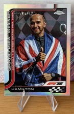 2025 Topps Chrome F1 Lewis Hamilton #104 Parallel Refractor Grand Prix Winner