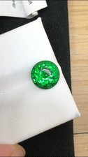 6.45 Ct atural GIE Certified Green Emerald Colombian Round Cut Loose Gemstone
