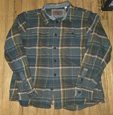 Pre-Owned Orvis Plaid Flannel Button Up Shacket Heavyweight Gorpcore Size XL