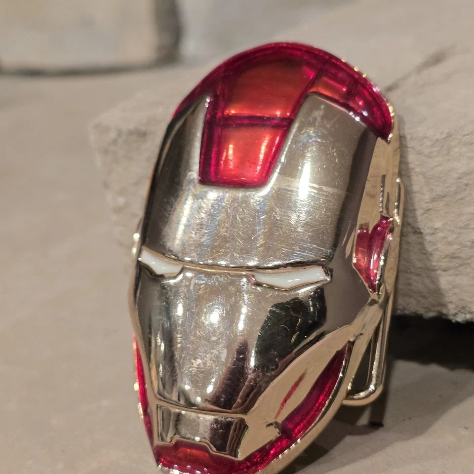 Iron Man Hebilla de Cinturón Full Metal 2010 Foto 3 de 4