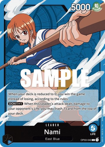 Nami OP03-040 Leader Pillars of Strength