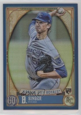 2021 Gypsy Queen Box Topper Chrome Indigo Refractor Brady Singer Rookie RC 0g76